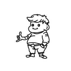 cool cartoon dude on a white background