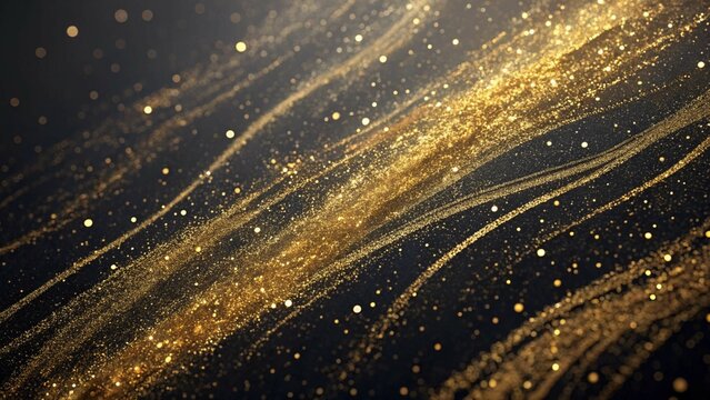 Gold shiny glitter background