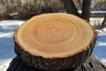 Stunning Wooden Tree Slice - Natural Rustic Decor