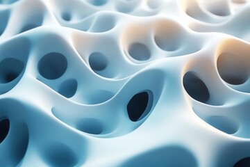 futuristic geometric background with intricate light blue and white 3d patterns creating a visually engaging backdrop for presentations