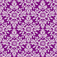 Seamless damask pattern with a classic floral design.African embroidery patterns, paisley, boho, floral ikat, ethnic floral designs, ikat sari, ikat patterns and ethnic patterns.