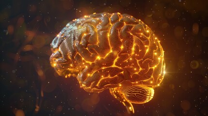 Illuminated Digital Brain Model