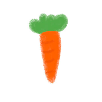 recommend clip art: cute orange carrots doodle crayon illustration kids eat healthy food vegetables isolated on white digital sticker png transparent clipart cutout