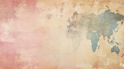 Obraz premium Vintage map design with soft colors and textured background