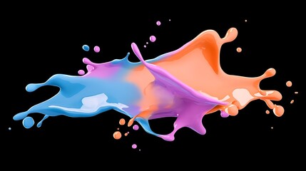 Vibrant Color Splash: A Symphony of Hues