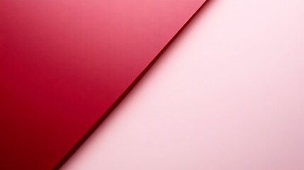 Obraz premium Abstract Red and Pink Diagonal Color Block Design