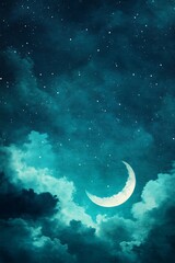 newborn moon stars backdrop