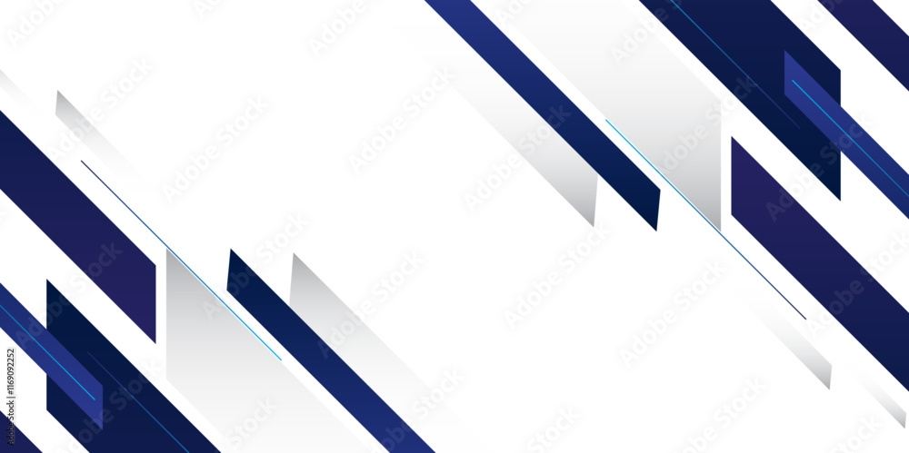 Aufkleber abstract blue and grey triangle vector background. creative geometric rectangle pattern texture. des