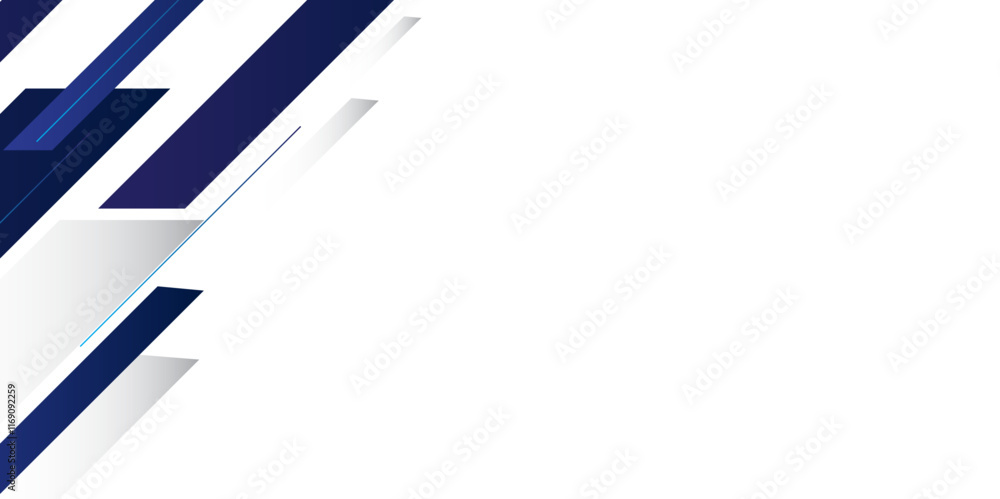 Aufkleber abstract blue and grey triangle vector background. creative geometric rectangle pattern texture. des