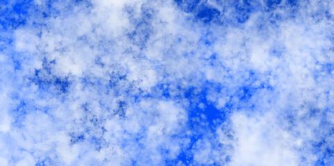 Light blue white vector layout with cloudscape. The summer heaven is colorful clearing day Good weather and beautiful nature. Sky aquarelle painted paper textured canvas for vintage design.	