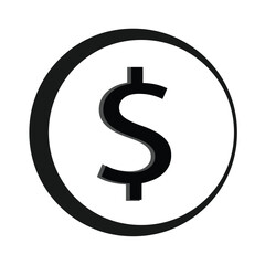 currency symbol icon. Dollar symbol sign, Currency icon collection. Vector illustration on white background
