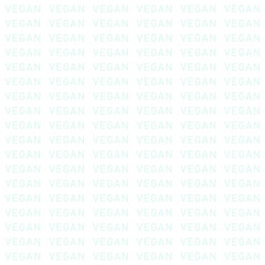 Vegan word subtle background pattern for social media content. Concept vegan text pattern.