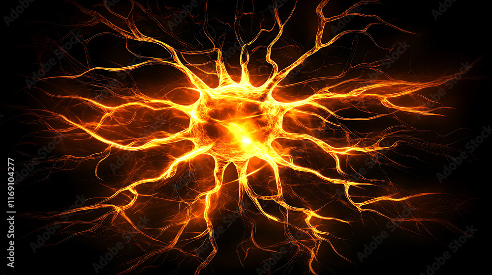 Poster dynamic energy burst illustration digital art abstract concept dark background close-up view visual 