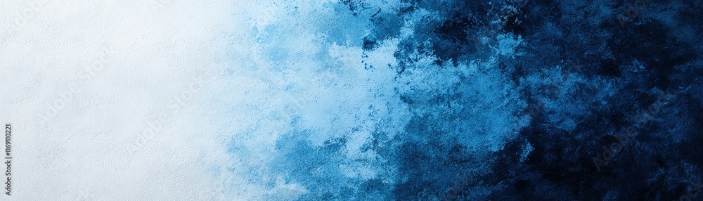 Poster abstract blue and white texture creating a calming and serene visual effect.