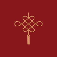 Imlek Icon Line Design