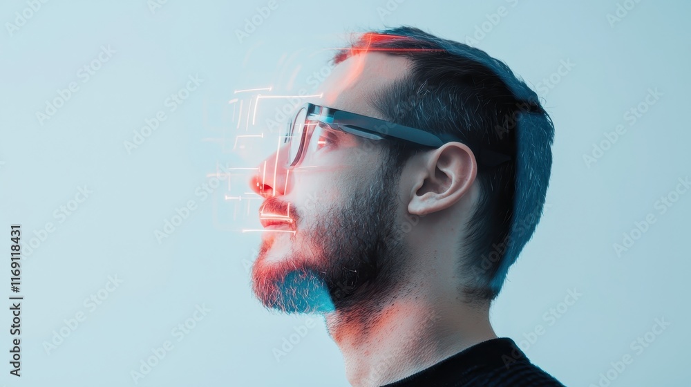 Poster inventor conceptualizes innovative device for transforming technology and ideas in a modern environm