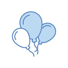 Balloons vector icon