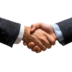 handshake between two businessmen isolated on transparent background handshake png