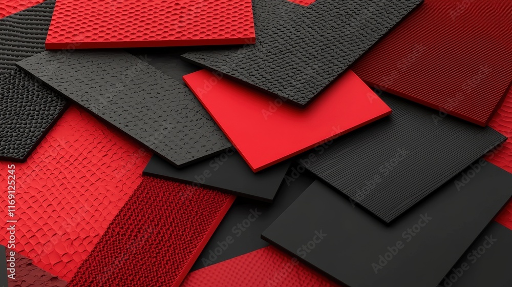 Aufkleber composite materials represented by overlapping textured patterns