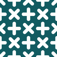 Obraz premium black and white seamless pattern