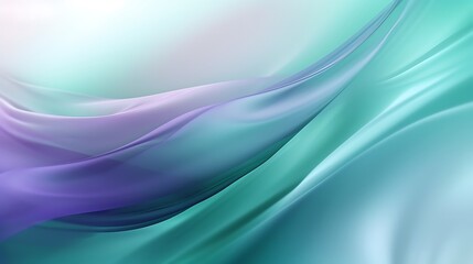 Fototapeta premium Abstract Teal and Purple Flowing Fabric Design