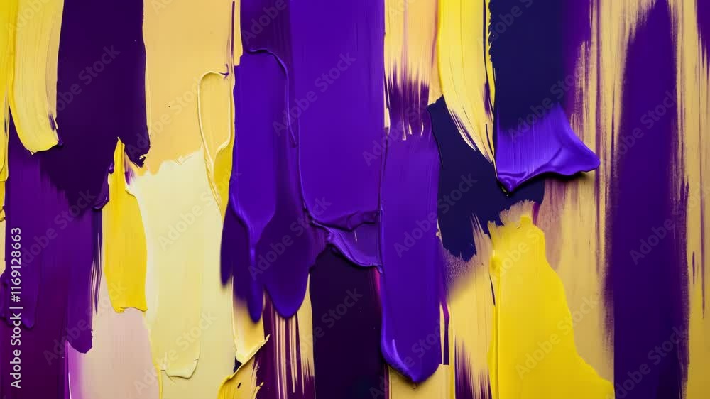 Aufkleber an abstract display of vibrant paint strokes showcasing a dynamic interplay of colors and textures, 