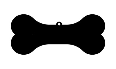 Fototapeta premium Dog Bone icon set. Vector illustrations. Bone dog icon isolated on white background. Bone dog symbol Vector.