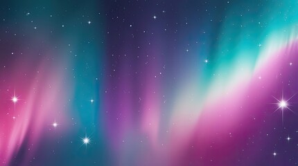 Stunning Aurora Borealis in a Colorful Night Sky