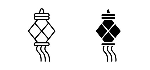 Kandeel icons in black and white colors
