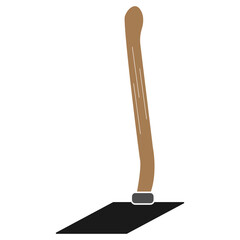  hoe vector illustration design