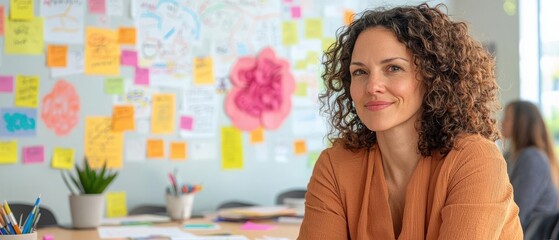 A workshop environment where women are brainstorming ideas about social activism