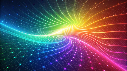 Obraz premium An Abstract Technology Background Showcasing Mesmerizing Visuals