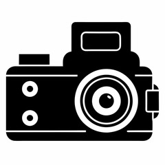 Dashcam Silhouette Vector Design