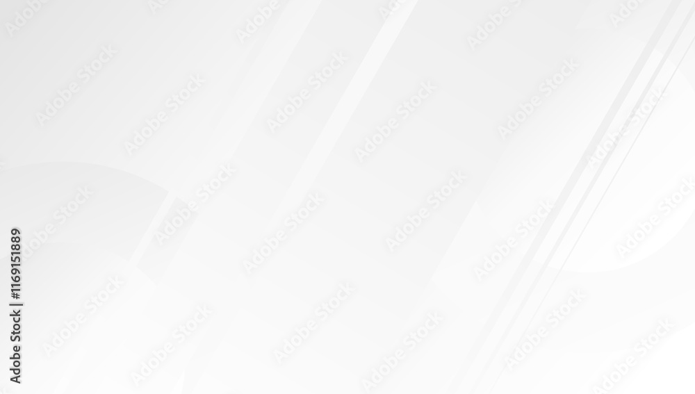 Fototapete minimalist white abstract background with geometric shapes and diagonal lines. clean and elegant des