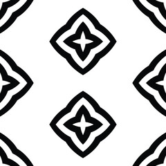 black and white seamless pattern