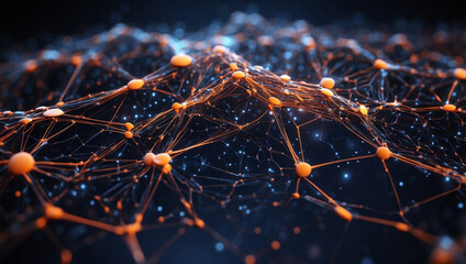 A Beautifully Intricate Web of Interconnected Dots Showcasing Complexity and Design