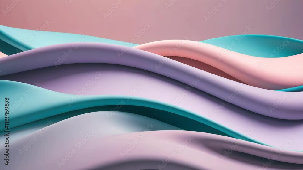 Aufkleber a vibrant display of flowing colors and textures, showcasing abstract waves and smooth curves for a 