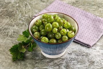 Ripe sweeet and juicy gooseberry
