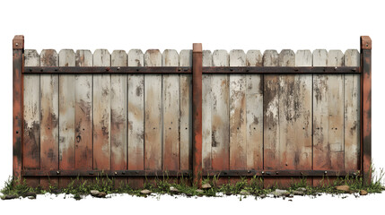 wooden fence isolated on transparent background fence png