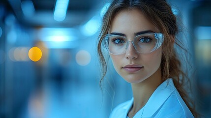 Obraz premium Quality control specialist performing wet chemistry analysis in laboratory