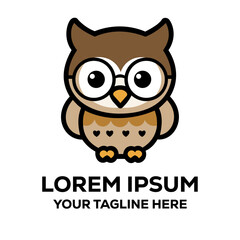 Cute cartoon owl