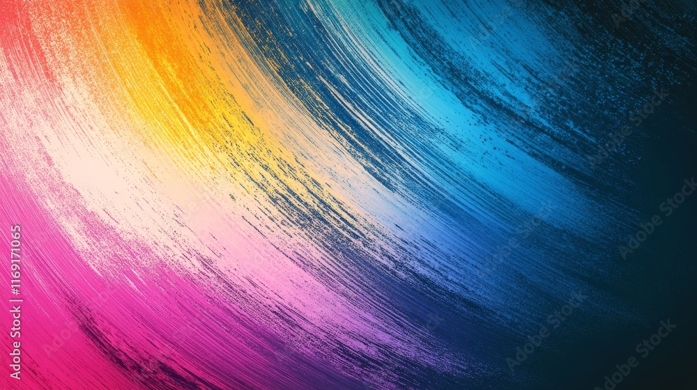 Poster a vibrant swirl of colors creating an abstract, dynamic background.