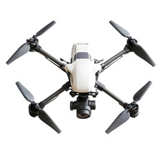 flying drone isolated on transparent background drone png