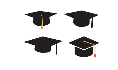 A graduation cap, also known as a mortarboard, is a square, flat hat worn during graduation ceremonies to symbolize academic achievement.