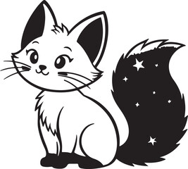 Obraz premium A Cute Cat Cub