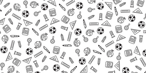 School Themed Doodle Background