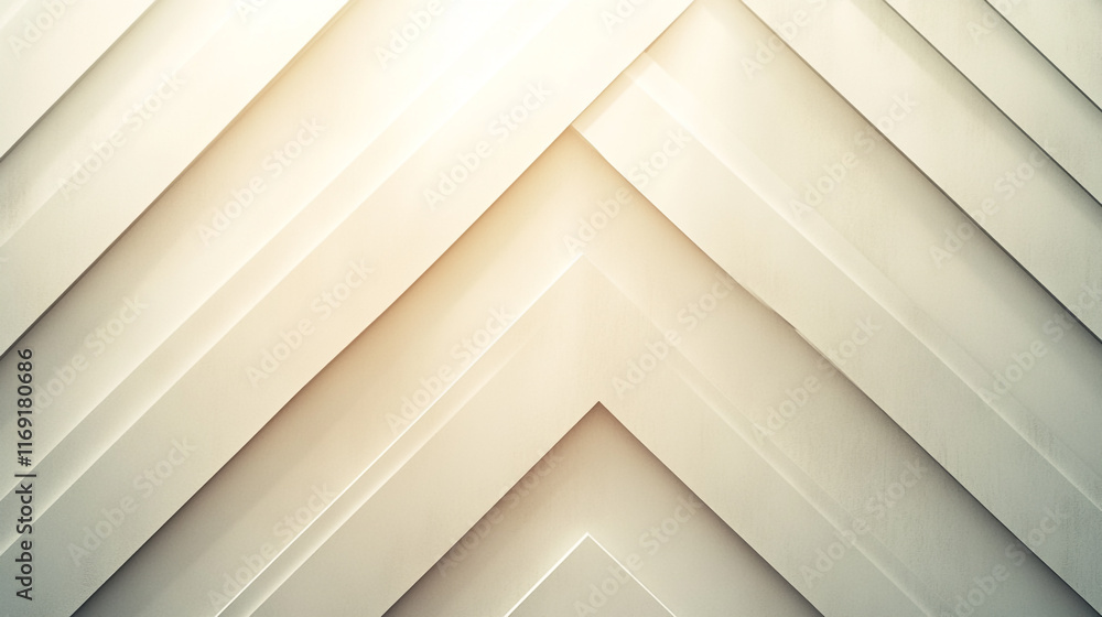 Poster textured diagonal layers create a modern backdrop in neutral tones