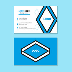 business card and clean professional template