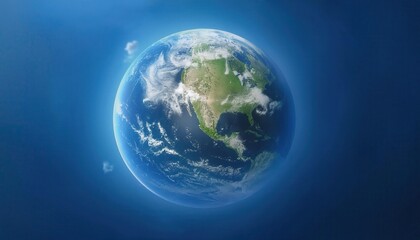 Stunning View of Earth from Space Highlighting Africa, the Middle East, and Europe. Vibrant Celebration of Earth Day's Beauty and the Importance of Global Conservation Efforts