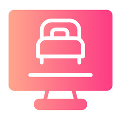 Online Reservation gradient icon